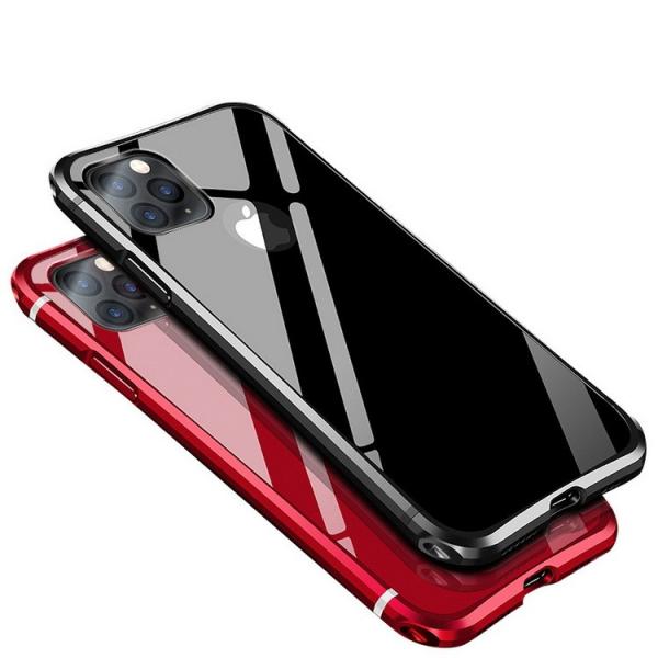 【強化ガラス付き】iPhone11/11 Pro/11 Pro Max ケース/カバー アルミ バン...
