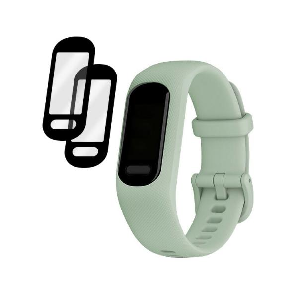 Garmin vivosmart 5 液晶保護フィルム 2枚セット PMMA 液晶保護プロテクター/...