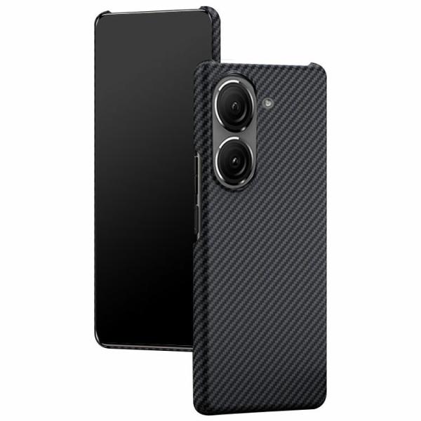 ASUS Zenfone9/10 ケース カバー PUレザー カーボン調 エイスース ゼンフォン9/...