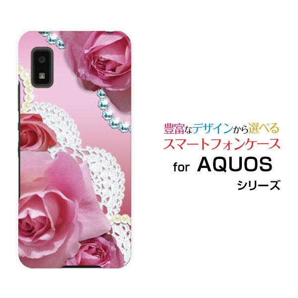 AQUOS wish2 SH-51C アクオス ウィッシュツー スマホ ケース/カバー バラ＆レース...