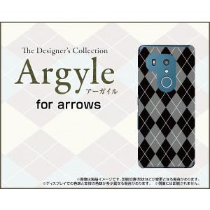 arrows Be3 アローズ ビースリー F-02L docomo TPU ソフトケース/ソフトカバー 液晶保護フィルム付 Argyle(アーガイル) type002 あーがいる 格子 菱形 チェック｜keitaidonya