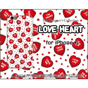 iPhone6sPlus アイフォン6sプラス Apple アップル スマホケース ケース/カバー LOVE HEART(ドット・ランダム) はーと ラブ 気持ち エモーション｜keitaidonya