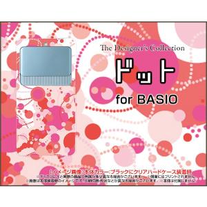 BASIO3 [KYV43] ベイシオ スリー TPU ソフトケース/ソフトカバー ドット（レッド×ピンク×ホワイト） カラフル ポップ 水玉 赤｜keitaidonya