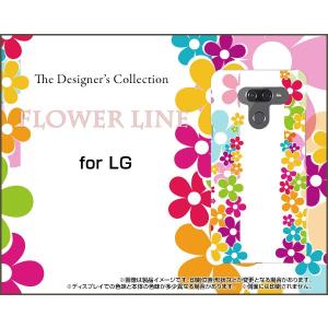 LG K50 エルジー ケイフィフティー SoftBank スマホ ケース/カバー FLOWER LINE 可愛い（かわいい） ポップ 花 フラワー｜keitaidonya