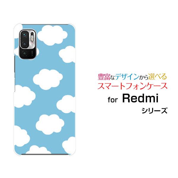 Redmi Note 10T レッドミー ノート テンティー TPU ソフトケース/ソフトカバー 雲...