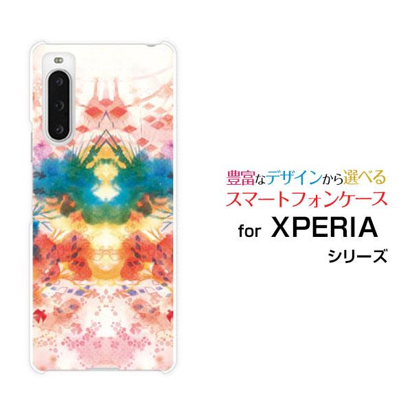 XPERIA 10 V エクスペリア テン マークファイブ TPU ソフト ケース/カバー 和柄・万...