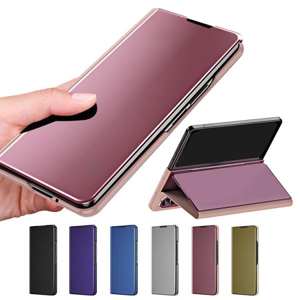 Galaxy Z Fold7 ケース 手帳型 カバー 液晶保護パネル付き 半透明 スタンド機能 折り...