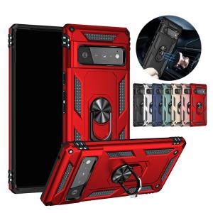 Google Pixel6/6 Pro ケース/カバー 耐衝撃 TPU かっこいい 片手持ちに便利なリング付き カバー 頑丈 ソフトケース/カバー グーグル ピクセル6 ピクセル6プロ