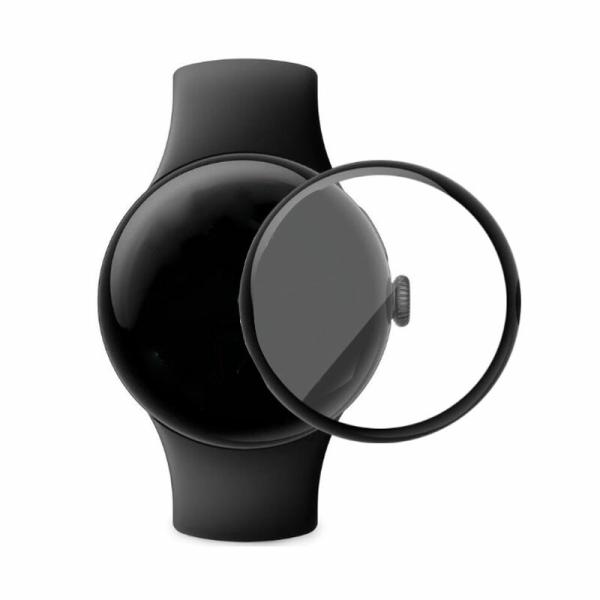 Google Pixel Watch 3 液晶保護フィルム 2枚入り 曲面対応 全面保護 PMMA素...