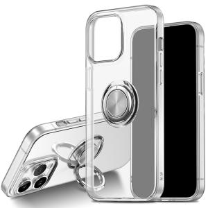 iPhone15 ケース カバー クリア 透明 シンプル 一体型リング付き 背面ケース ソフトケース iPhone 15 Plus/15 Pro/15 Pro Max｜keitaiichiba