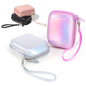 互換品 INSTAX mini Link 3/2用 ケース カバー 手提げ ポーチ ポータブル PUレザー+EVA 硬質EVAポーチ 保護ケース
