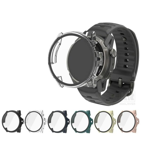 COROS PACE4 ケース カバー 強化ガラス（ガラスフィルム）付き 全面保護 液晶保護ケース ...