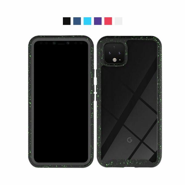 Google Pixel4 / Pixel4XL ケース/カバー 耐衝撃 TPU 2重構造のポリカー...