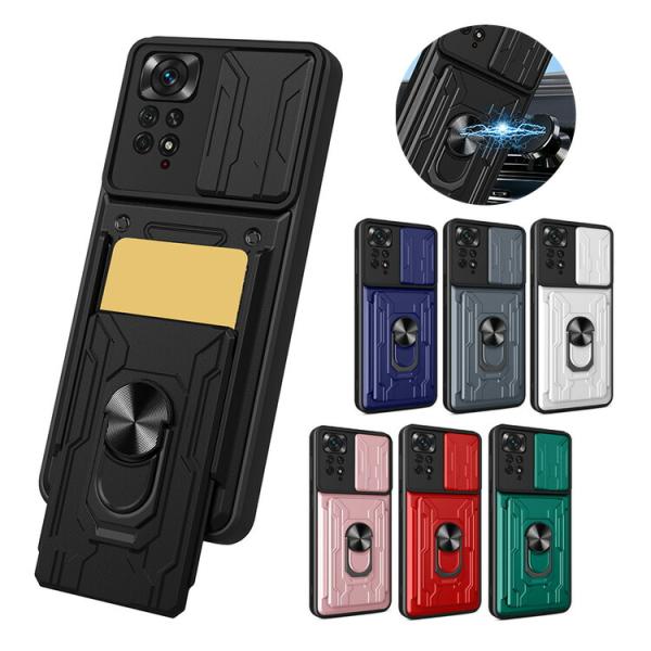 Xiaomi Redmi Note 11 Pro 5G ケース 耐衝撃 カバー スライド式カメラレン...