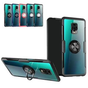 Xiaomi Redmi Note 9S クリアケース カバー 片手持ち スマホリング付き リングブラケット付き TPU シンプル シャオミ リドミーノート9S ソフトケース｜keitaiichiba