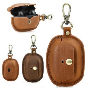 SONY WF-1000XM5 ケース PUレザー カバー 充電穴付き ストラップ付き