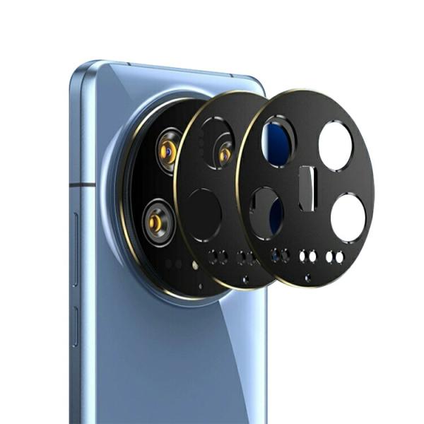 Xiaomi 14 Ultra カメラカバー ガラスフィルム 2枚入り メッキ カメラ保護 レンズカ...