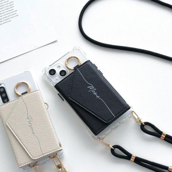 多機種対応 スマホショルダー スマホケース iphone17 ケース HMストラップ付 クリアケース...