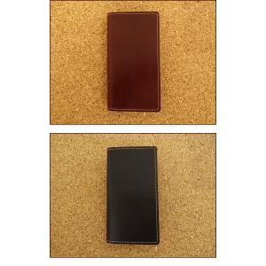 手帳型 スマホケース 栃木レザー シンプル i...の詳細画像3