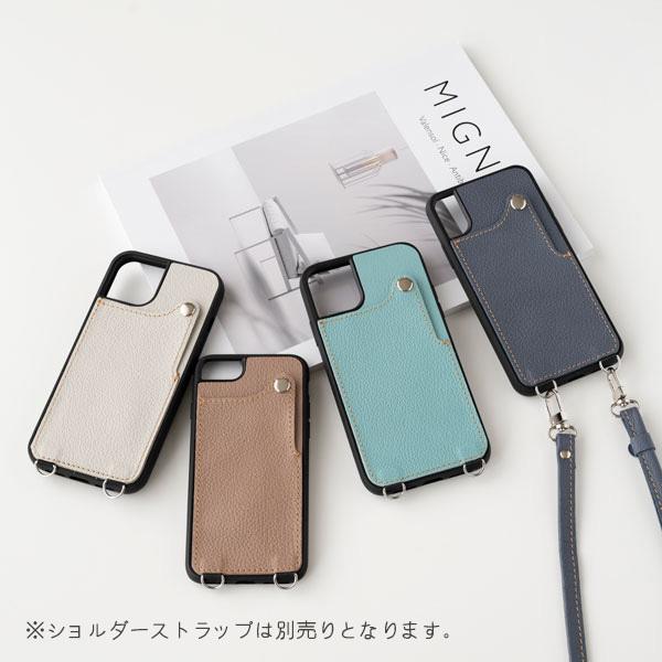 iPhone限定 リアケース TPU カードポケット付き ナチュラルカラー  10カラー 姫路レザー...