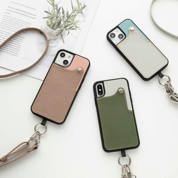 iPhone限定 スマホショルダー iphone17 16 ケース リアケース バイカラー100 カ...