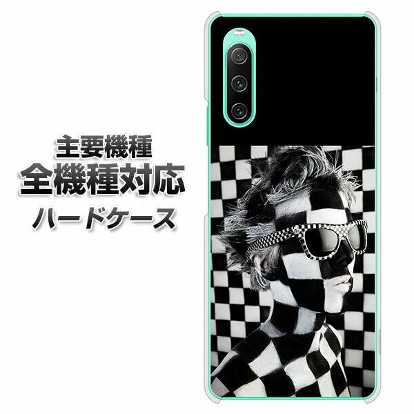 ハードケース 全機種対応 スマホカバー スマホケース 357 bk＆wh 素材 クリアケース iPh...