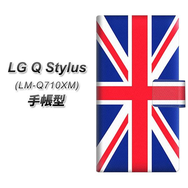 SIMフリースマホ LG Q Stylus LM-Q710XM 手帳型 200 イギリス(ユニオン・...