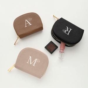 シェルポーチ simple イニシャル × 花 ...の商品画像