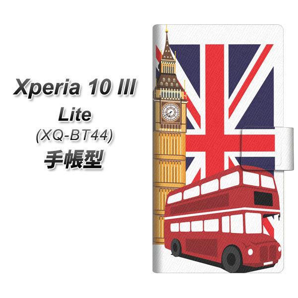 SIMフリー エクスペリア10 III Lite XQ-BT44 手帳型 573 イギリス UV印刷...