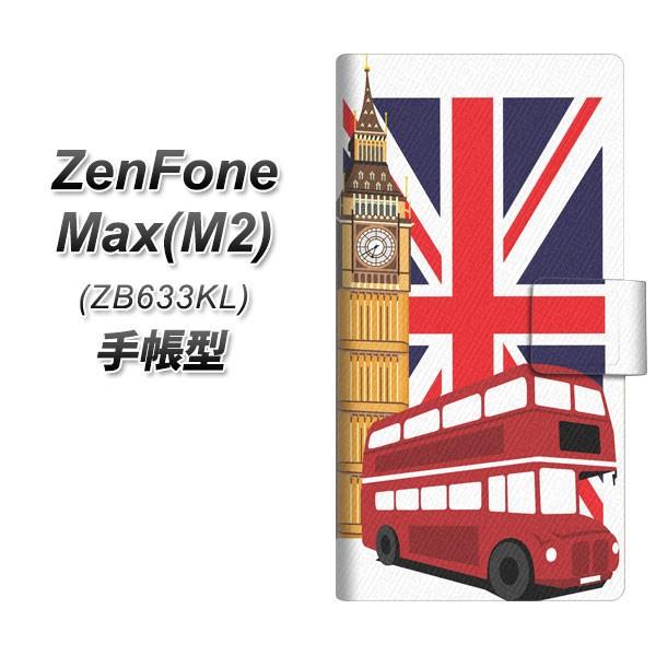 simフリー ゼンフォン Max(M2) ZB633KL 手帳型 573 イギリス 横開き スマホケ...