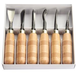 彫刻刀 6本セット 木彫りツール 木彫りナイフ 砥石付き