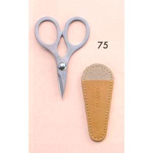 ステンレスはさみ シャープル 75 糸切り 36-601 クロバー 【KY】 Sharple 77m...