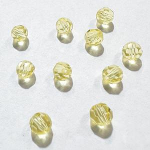 【在庫大特価】高品質ガラスカットビーズ ダイヤ型 4mm ジョンキル 10個入り【KN】 クリスタルガラス アクセサリー ビーズ手芸｜keitogura