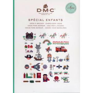 ミニブック DMC クロスステッチ 図案集 チルドレン 15626E  SPECIAL ENFANTS