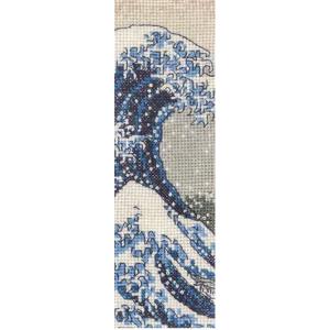 DMC ブックマーク 刺しゅうキット BL1146/73 葛飾北斎「神奈川沖浪裏」 The Grea...