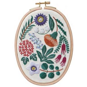 DMC 刺しゅう枠 横オーバル 楕円型 W182×H132mm □ トルコ製 ブナ 天然