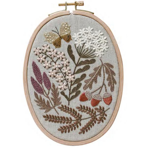 DMC 刺しゅう枠付 刺しゅうキット JPT23 AUTUMN -Autumn Forest- 【K...