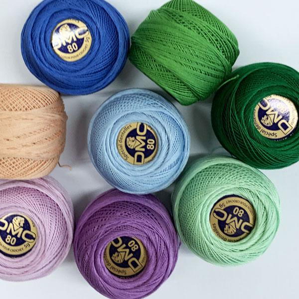 DMC SPECIAL DENTELLES スペシャルダンテル 80番 5g 色2 【KN】#80 ...