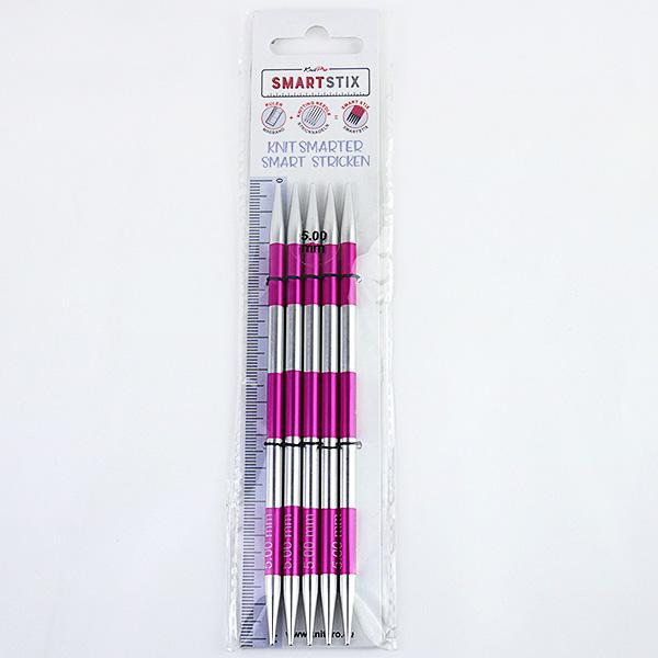 在庫処分 Smart Stix 5本針 14cm 5.00mm ニットプロ 42011【KN】 編み...