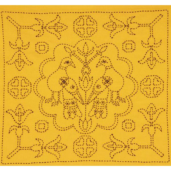 刺し子キット SASHIKO WORD Italy アッシジに降り立つ小鳥 KSW-029 チューリ...