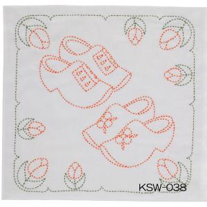 刺し子キット SASHIKO WORD オランダ 風車 KSW-037 チューリップ 【KY