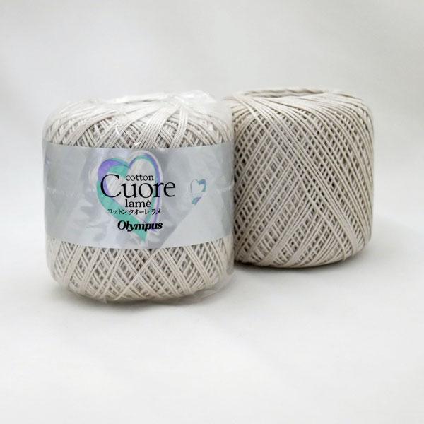 在庫限り コットンクオーレ ラメ オリムパス 【KN】 2X  春夏 サマーヤーン 毛糸 編み物 ラ...