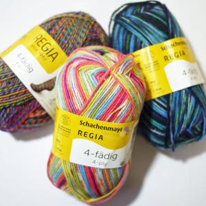 REGIA 4ply ４プライカラー【KN】3F Schaenmayr 毛糸 編み物 くつ下 ソックス sun｜keitogura