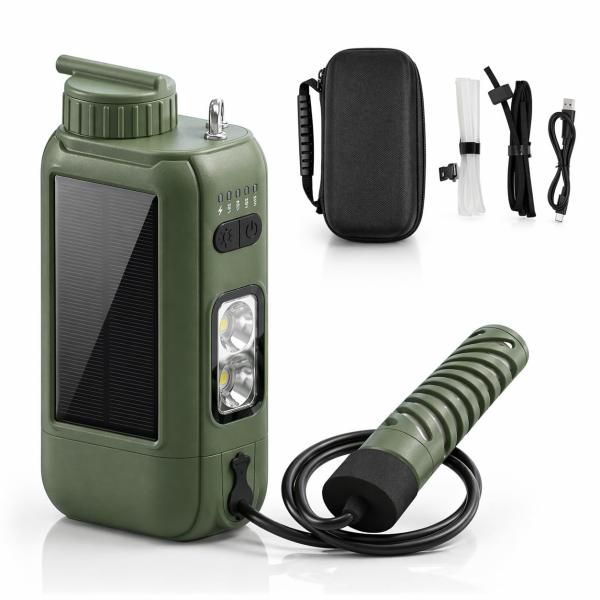 浄水器 AhlstromDisruptor 防災推奨 ポンチョ付 ソーラー Type-C 給電 LE...