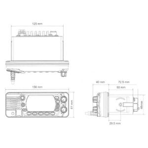 国際 VHF 無線機 トランシーバー GX14...の詳細画像2