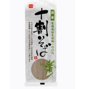 1002129-kf　十割そば（有機そば粉使用）180g (健康フーズ)  (1〜6個はメール便30...