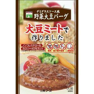 デミグラスソース風野菜大豆バーグ　100ｇ (三育フーズ)  (1〜6個はメール便300円) 100...