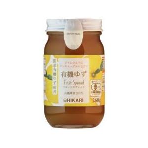 2010554-ms 有機ゆずフルーツスプレッド 260g (ヒカリ)