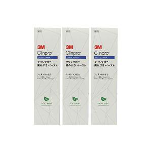 3M クリンプロ 歯みがきペースト フッ素濃度950ppm 90g 3本 ソフトミント