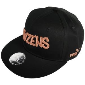 マンチェスターシティ FTBLCULTURE フラットブリムキャップ　プーマブラック　クラブチームアクセサリー022769-02